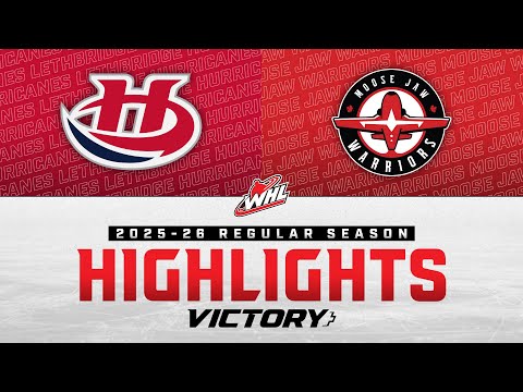 Lethbridge Hurricanes at Moose Jaw Warriors 10/24 | WHL Highlights 2025-26