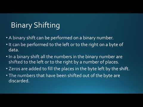 9 Number Systems - Binary Shifts GCSE Computer Science AQA