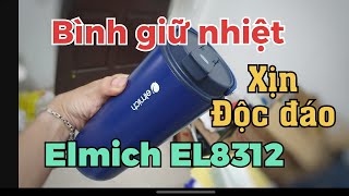 Bình giữ nhiệt Elmich EL8312. Bình xịn dung tích 600ml chất lượng.
