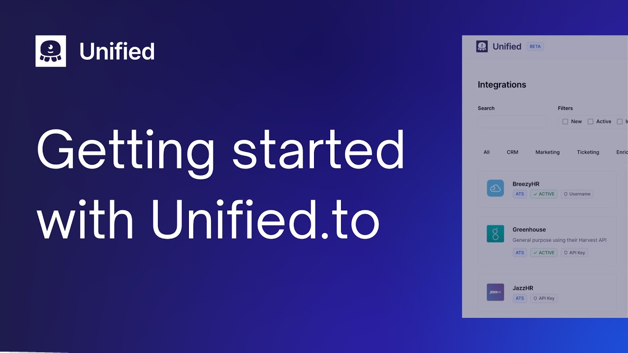 Unified.to demo video