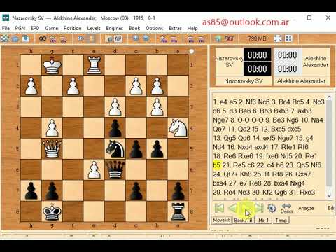 Alekhine Alexander Aleksandrovich and nazarovsky 0 1    531