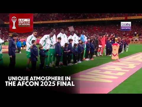 Senegal vs Morocco | Electrifying anthems as the grand trophy makes its entrance | AFCON 2025