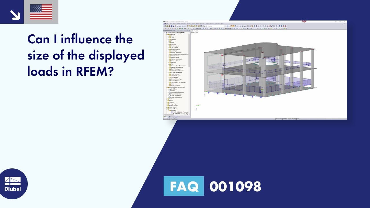 [EN] FAQ 001098 | Can I influence the magnitude of the displayed loads in RFEM?