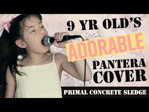 9 yr old's ADORABLE "Primal Concrete Sledge" by Pantera / O'Keefe Music Foundation