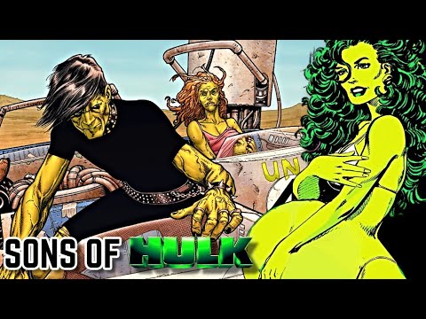Sons Of Hulk Origins - The Irreverent, Deranged And Forced Offsprings Of She-Hulk And Hulk