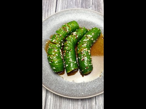 , title : 'Chinese Cucumber Salad Spiral recipe | Asian Cucumber Salad Recipe Spicy #shorts'