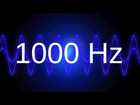 1000 Hz clean pure sine wave TEST TONE 1 khz frequency