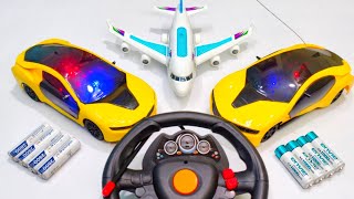 3D Lights Airbus A380 and 3D Lights Rc Car | Unboxing Rc Car | Aeroplane | Airbus | Remote Car