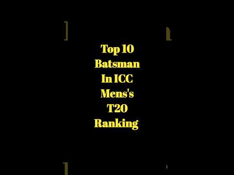 Top 10 Batsman In ICC Mens's T20 Ranking | ONLY 1 INDIAN PLAYER 😧😯 #cricket #icc