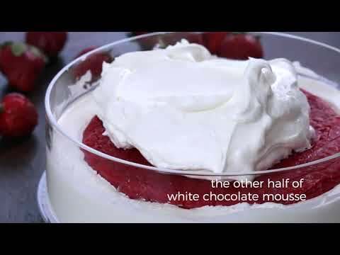 Strawberry Chocolate Mirror Cake