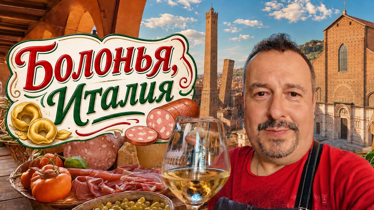 Болонья — гастрономическая столица Италии. Улицы, еда, музеи и соборы.