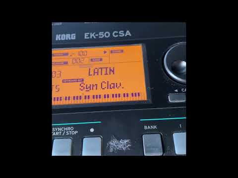 Korg ek-50 csa qué sonidos tiene para tocar con grupo parte 1