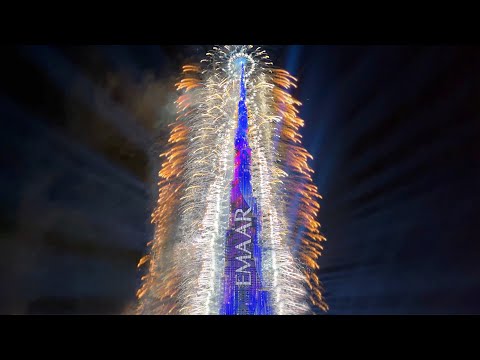 World's BEST New Year's Eve Fireworks | Burj Khalifa...