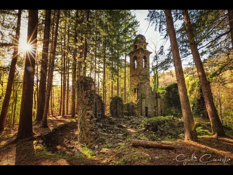 La chiesa diroccata nel bosco di San Martino di Licciorno