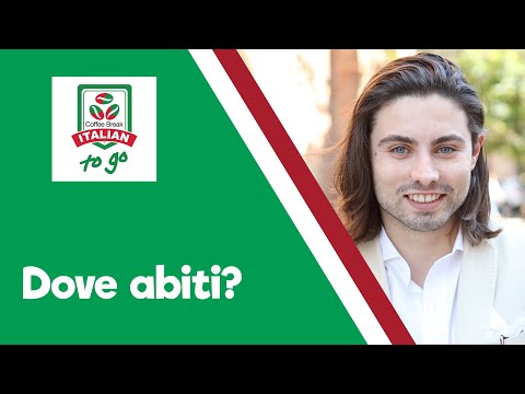 Easy Italian: learn to talk about where you live in Italian