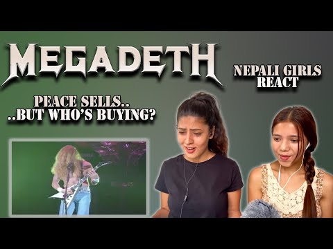 MEGADETH REACTION | PEACE SELLS REACTION | NEPALI GIRLS REACT