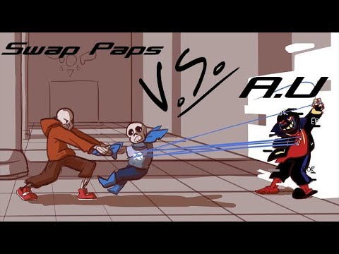 Underswap Paps v s A.U. (Comic Dub)