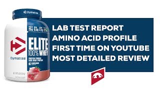 DYMATIZE ELITE WHEY PROTEIN REVIEW WITH LAB TEST REPORT || BETTER THAN ON AND MYPROTEIN ?