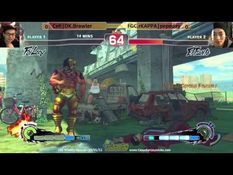 VSB Weekly Special - USF4   DKBrawler vs pepeday