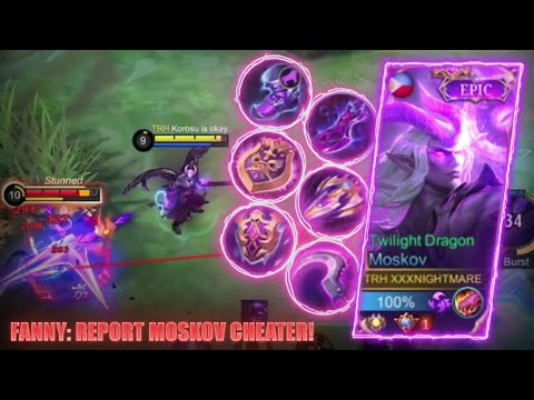 MOSKOV PURPLE BUILD CHALLENGE! NO DEATH GAMEPLAY! THIS IS HOW YOU MAKE FANNY CRY! - MLBB