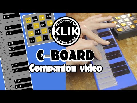Calibrating and playing the KLIK C-Board - DIY capacitive keyboard