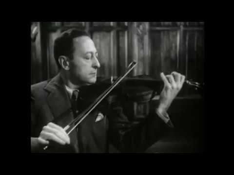 Jascha Heifetz plays Hora Staccato (Dinicu)