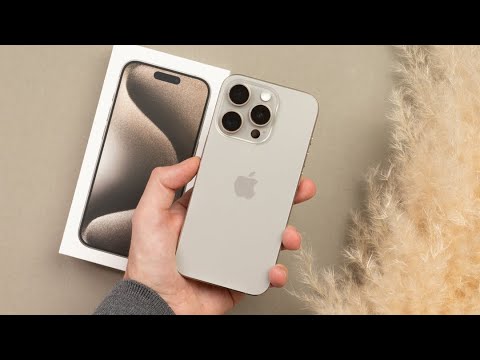 iPhone 15 Pro | Natural Titanium - Unboxing & Impressions (with 14 Pro and 15 Pro Max Comparison)