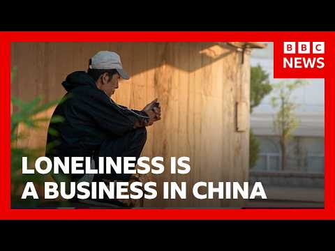 Paid companionship grows as loneliness rises in China | BBC News