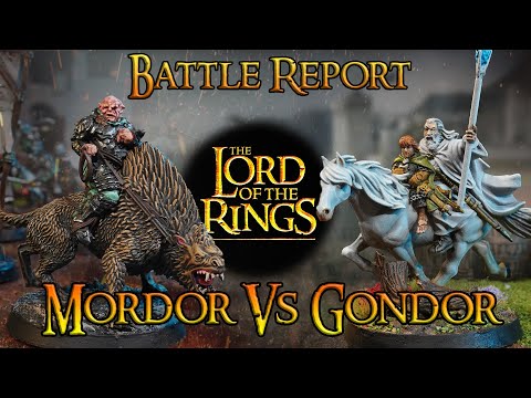 MinasTirith Vs Mordor  ~ Middle Earth SBG Battle Report!