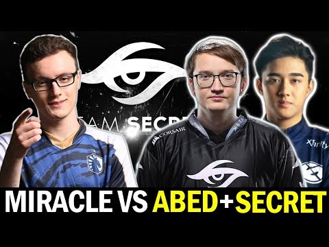 when NIGMA Couple meets Team SECRET — MIRACLE, GH vs CCNC, MATU, ZAI, ABED Dota2