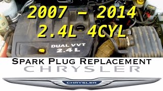 DIY: 2.4L Spark Plugs Removal 4 cyl - 200 Sebring Avenger Caliber Journey Compass Patriot