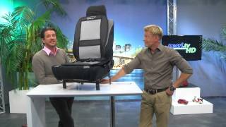 Auto-Ventilator Chrom 12V mit Schwenkbewegung