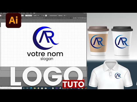 Tuto détaillé comment créer un logo pas à pas sur Illustrator pour débutant