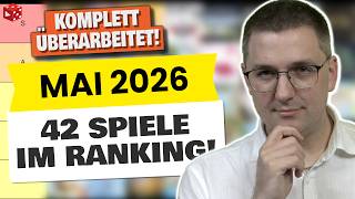 42 Brettspiele im Ranking! Die besten und schlechtesten Spiele im Mai 2026