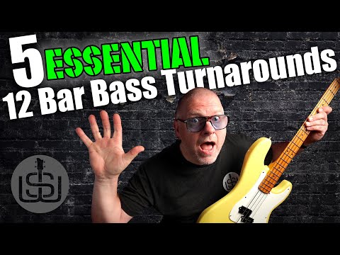 5 ESSENTIAL Turnarounds 12 Bar Blues Bass Lesson