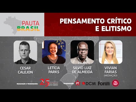 #aovivo | Pensamento crítico e elitismo | Pauta Brasil