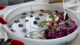 YOU CAN MAKE THIS AT HOME! Beautiful Resin Tray DIY ✨ EPOXY ⭐