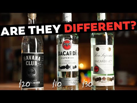 These Bacardi Rums are priced $10-$30+. Is there a real difference?