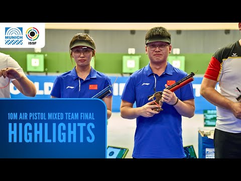 Highlights & Interviews | 10m Air Pistol Mixed Team Final - ISSF World Cup Rifle / Pistol Munich