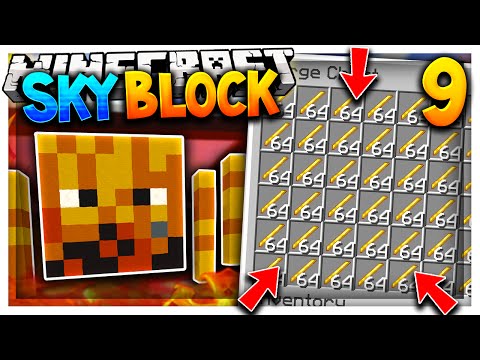 KingPenguin -  MOST EFFICIENT BLAZE GRINDER DESIGN!?  |  Minecraft OP SKYBLOCK #9 (SkyBlock Factions - Fatality)