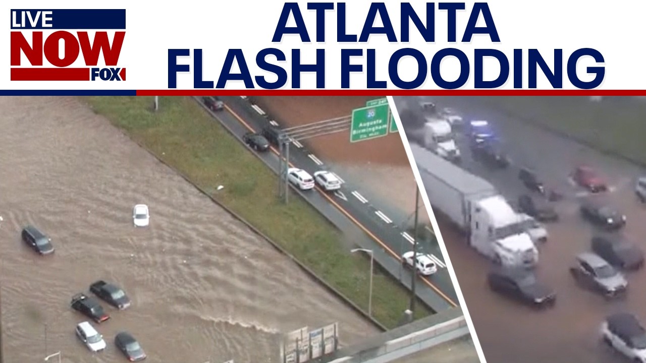 Motorists stuck in Atlanta flash flooding after heavy rain