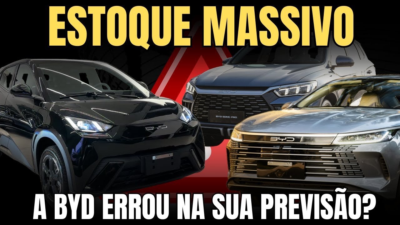 ESTOQUE EXCESSIVO? A BYD foi Surpreendida por QUEDA de Demanda? Entenda.