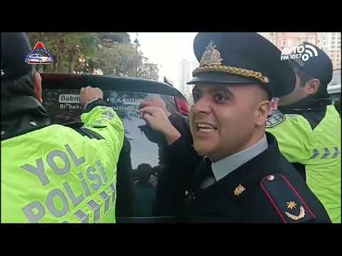 DYP avtomobilin arxa şüşəsinə vurulan “mesaj”ı təmizlədi! #avtofm #reyd #DYP