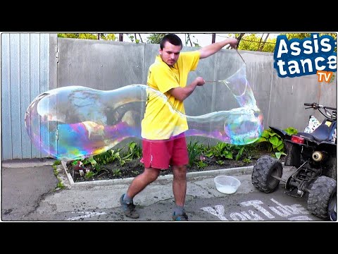Giant Soap Bubbles: The Ultimate Guide. How to Make