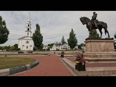 ⁴ᴷ⁶⁰ Walking tour of Milford, Massachusetts