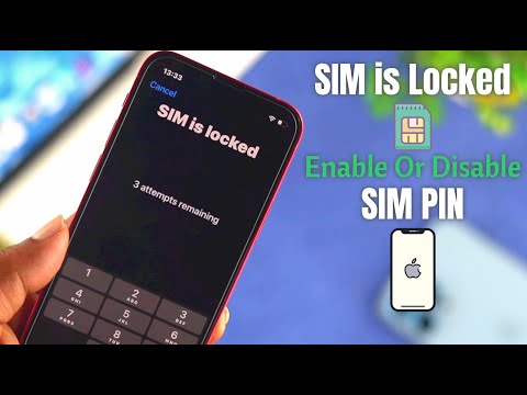 How to Enable/Disable SIM PIN Any iPhone! [Change SIM PIN]