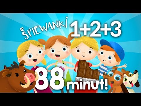 ZESTAW PIOSENEK DLA DZIECI 88 minut. 1+2+3 płyta Śpiewanki.tv - Piosenki dla dzieci