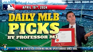 MLB DAILY PICKS | 3 PREDICTIONS FOR TONIGHT INCLUDING A BIG UNDERDOG! (April 19th) #mlbpicks