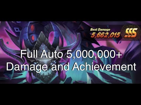 Summoners War: 5,000,000+ Damage Dark Rift Beast Farm Team Full Auto SSS Achievement Guide