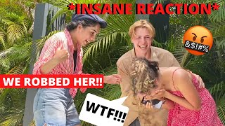 We Flew 4000 MILES For This PRANK *she had no idea!* | Andrea &amp; Lewis